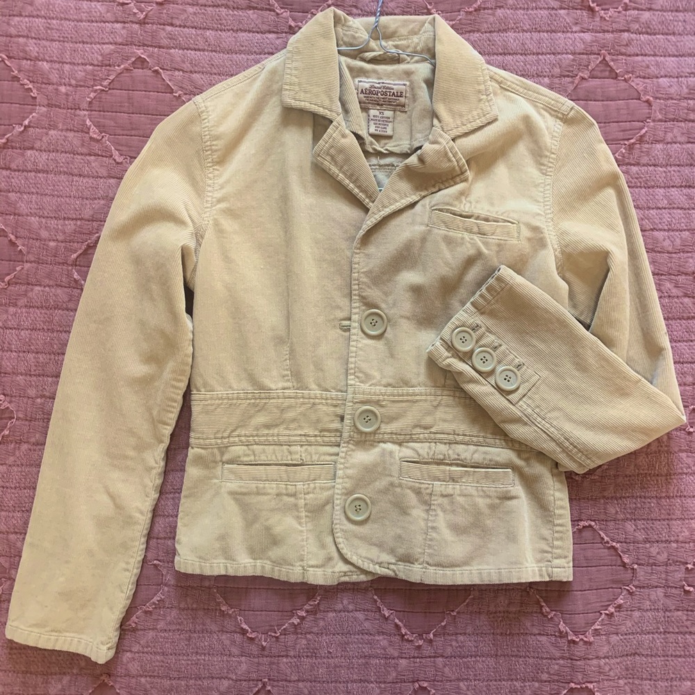 girls aeropostale corduroy blazer